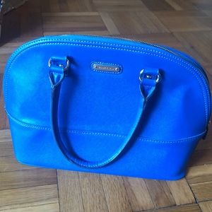 Anne Klein blue handbag/ satchel